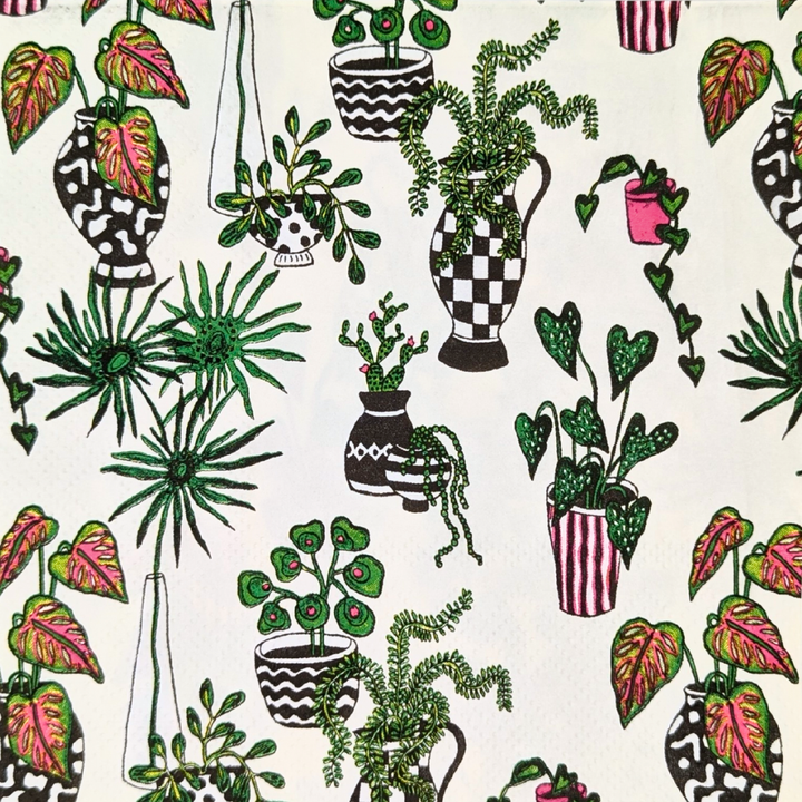 House Plants Paper Napkins