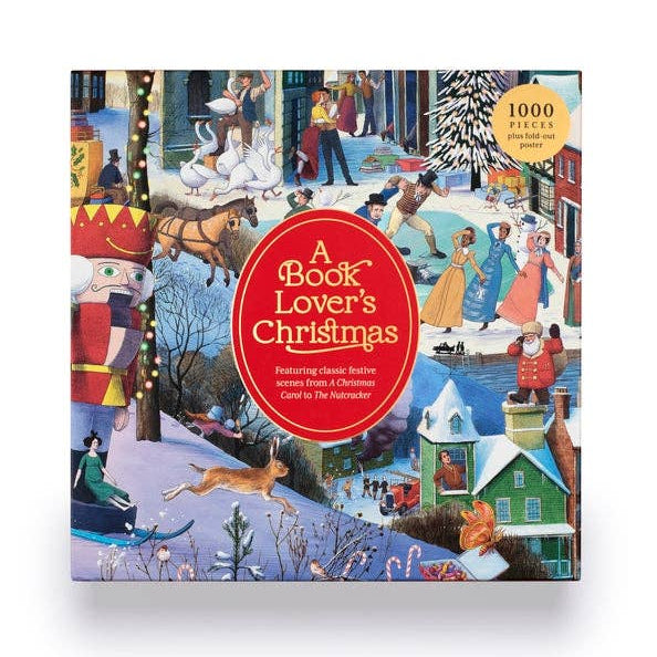A Book Lover's Christmas Jigsaw Puzzle