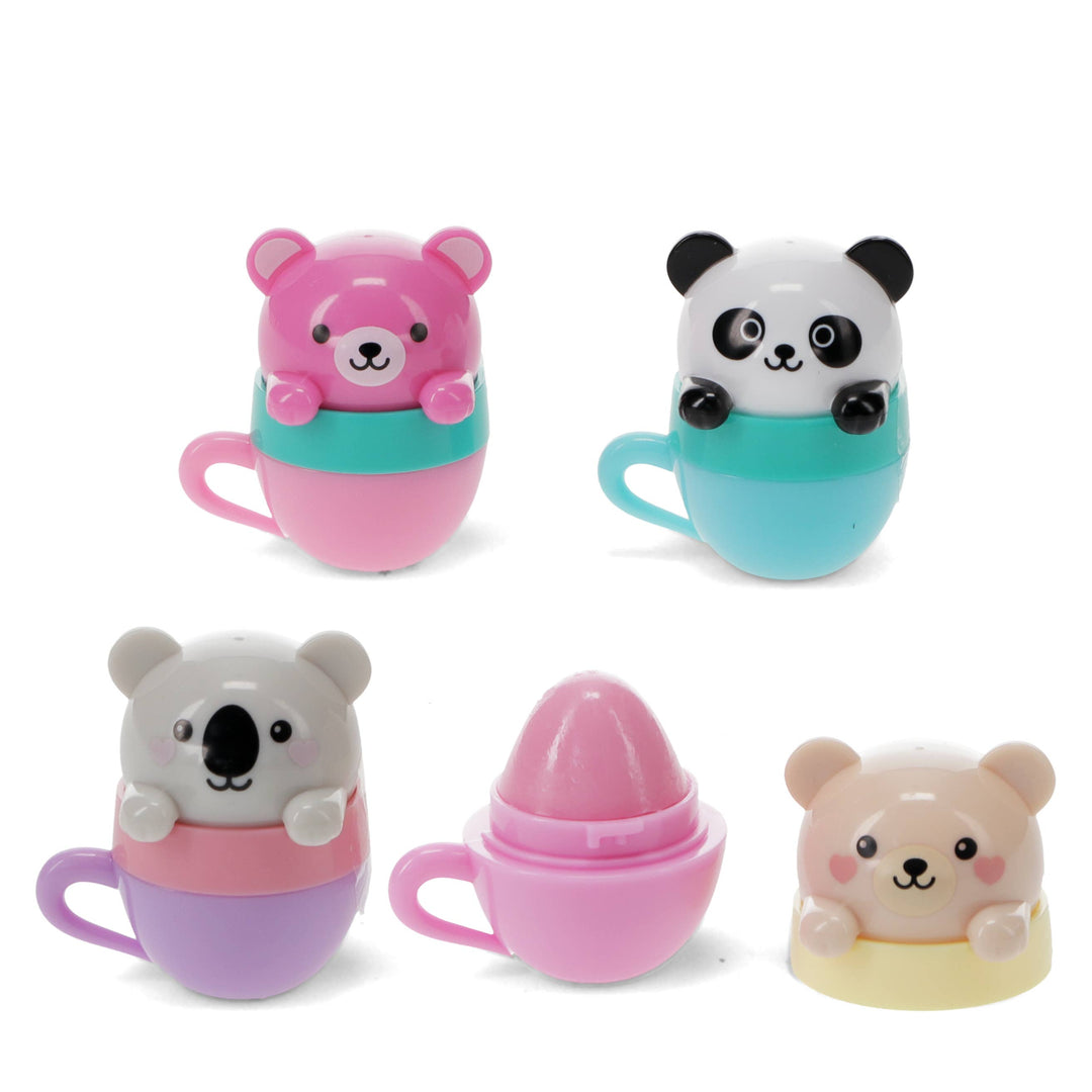 Mini Berry Lip Balm - Assorted Teacup Animal