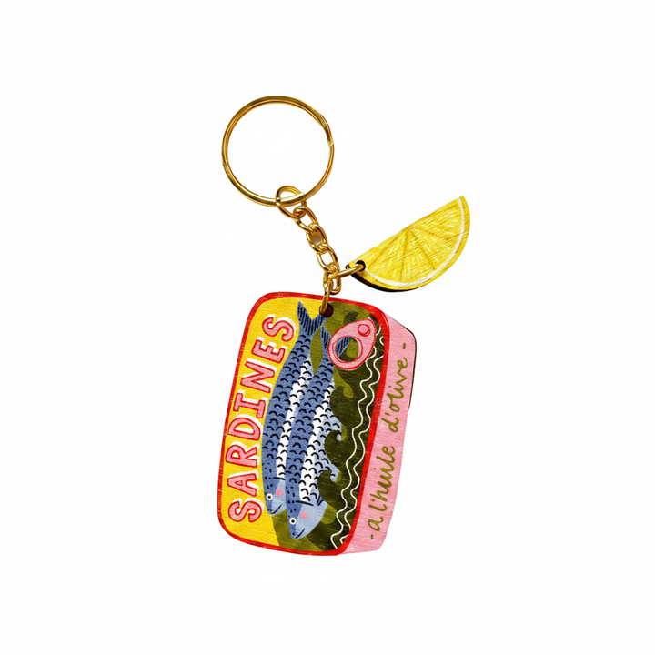Sardine Tin Keyring