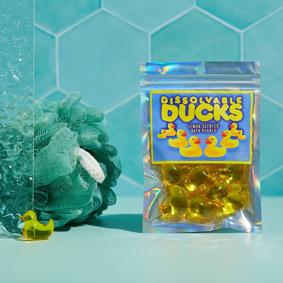 Dissolvable Ducks - Lemon Scented Bath Pearls