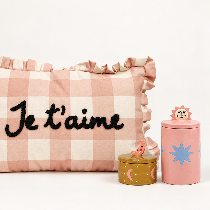 Ceramic Tall Sun Jar