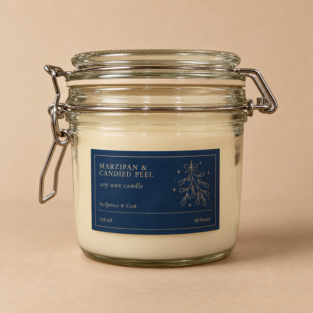 The Q&C Winter Candle - Marzipan & Candied Peel