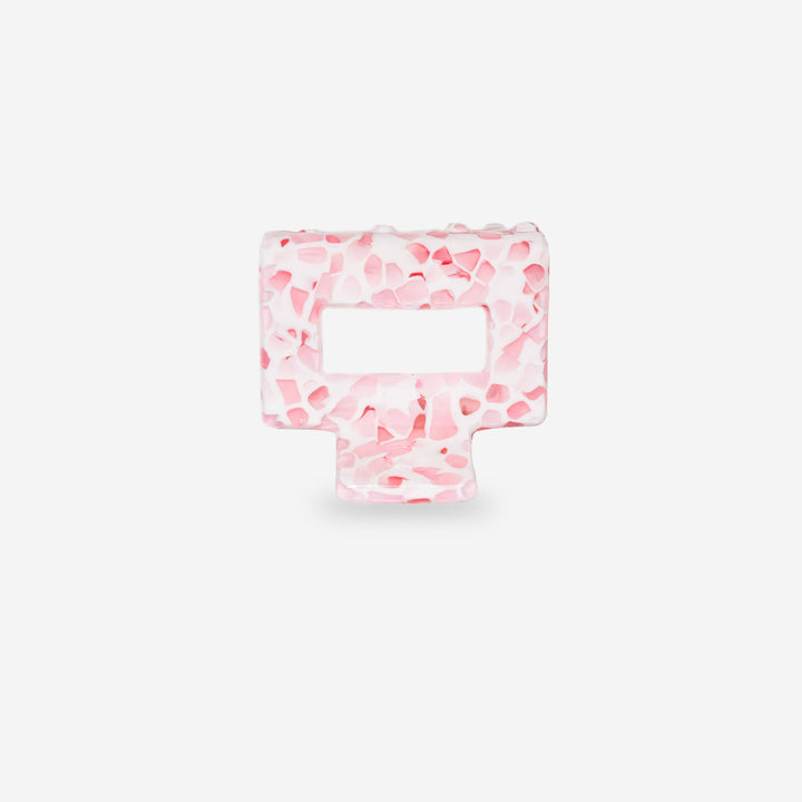Hair clip in Berry Terrazzo