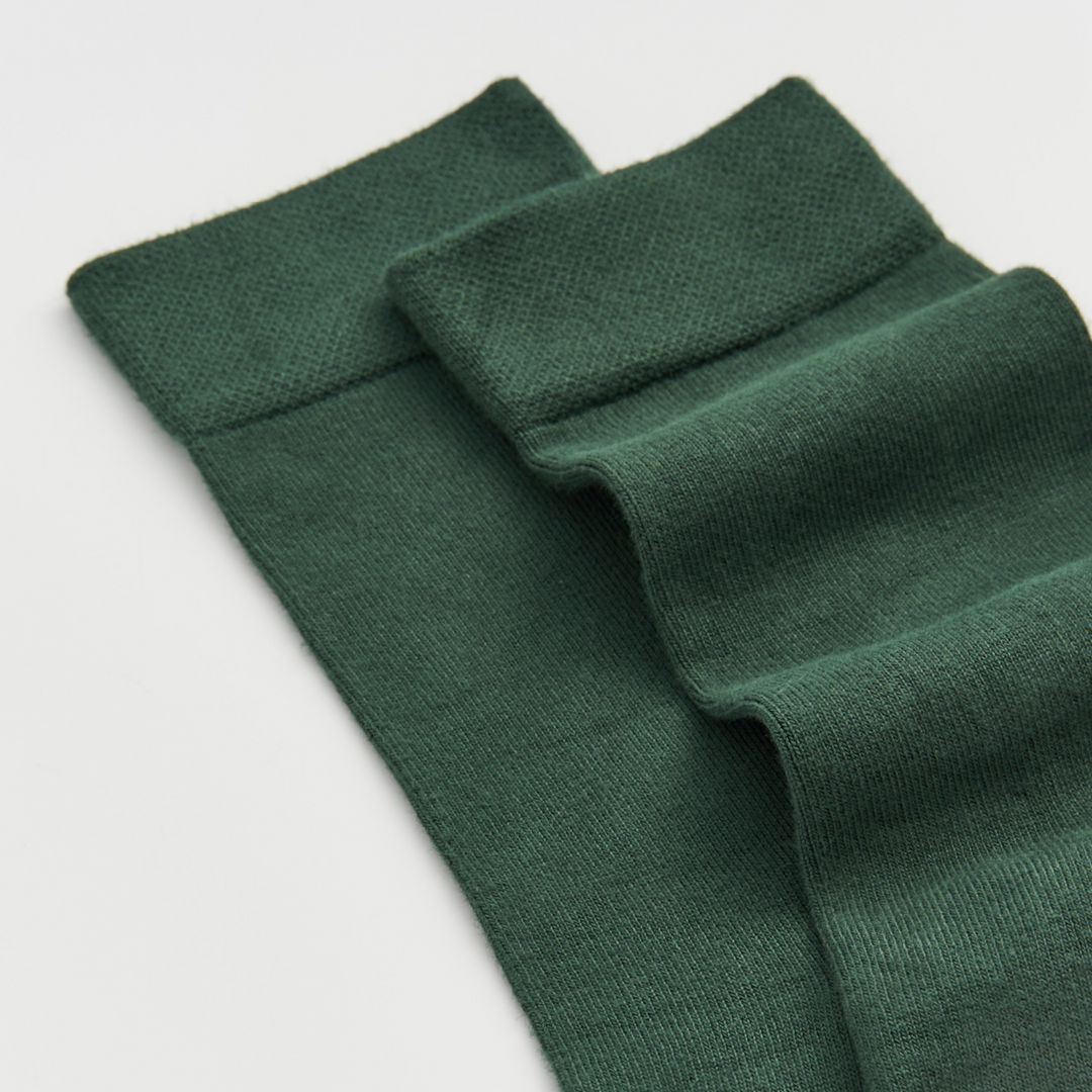 Pairs Glen Green Bamboo Socks