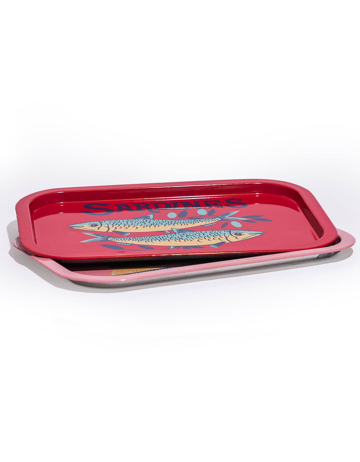 Retro Anchovies Tin Serving Tray