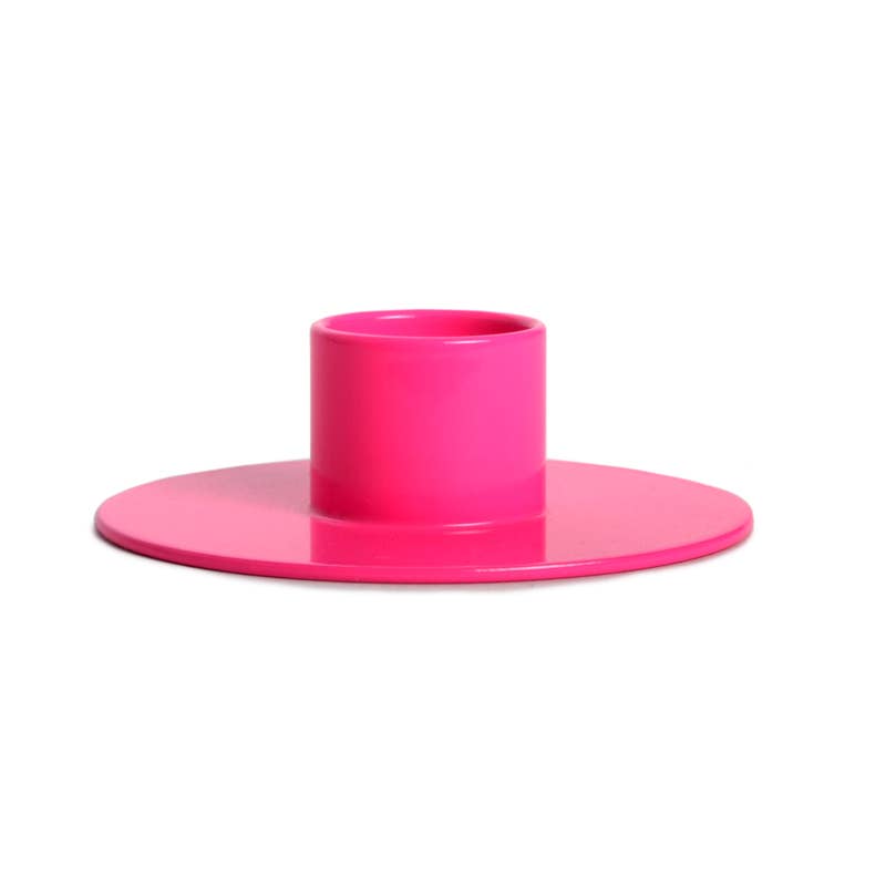 POP Neon Pink Candle Holder