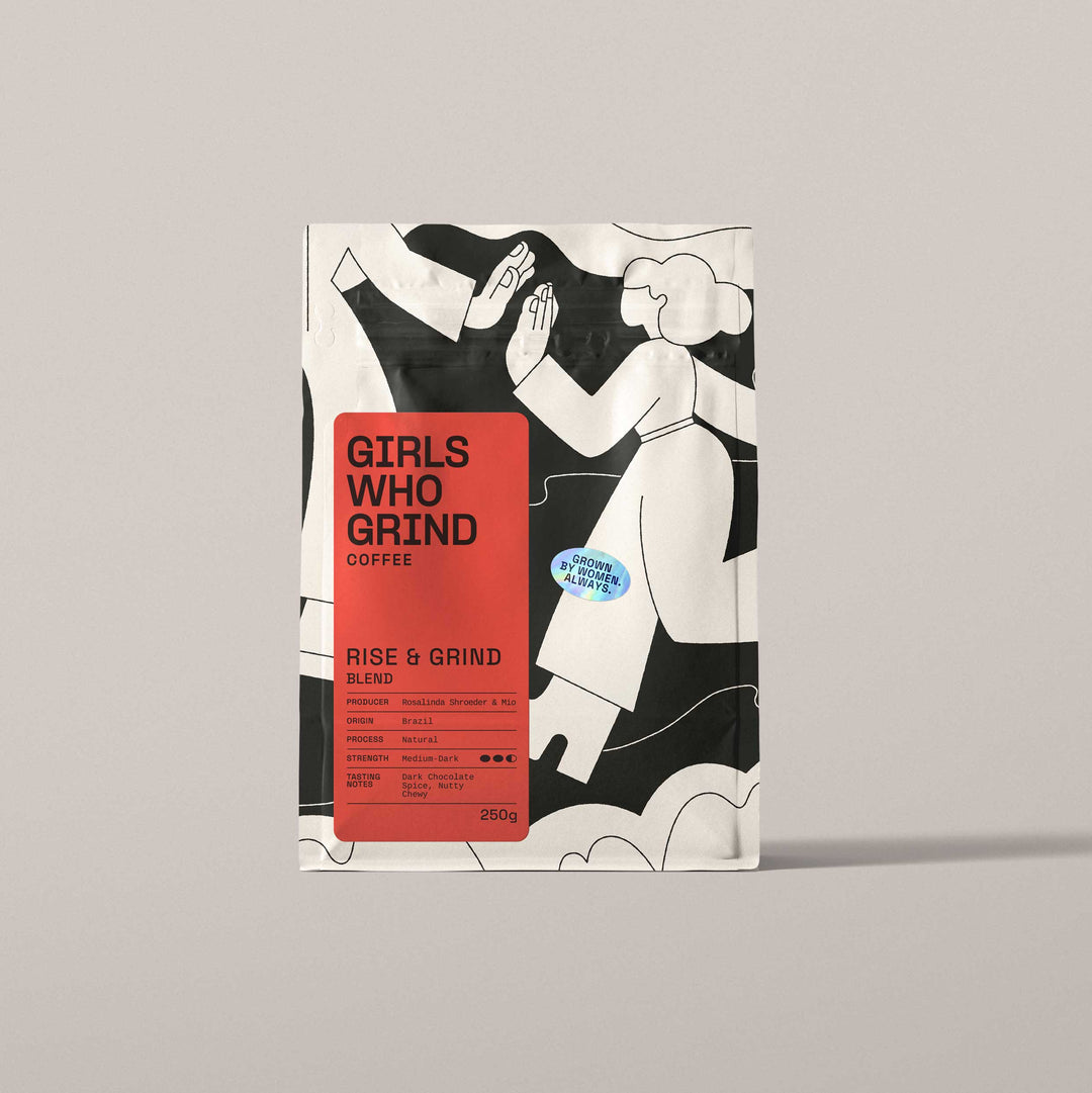 Rise & Grind, Robusta Arabica Blend: Wholebean 250g