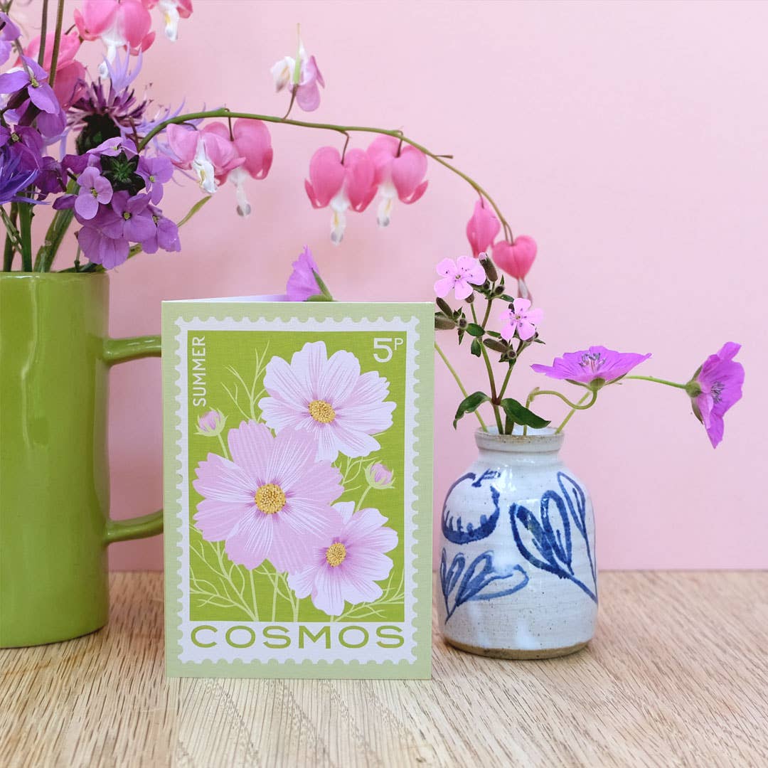 Cosmos Mini Greetings Card