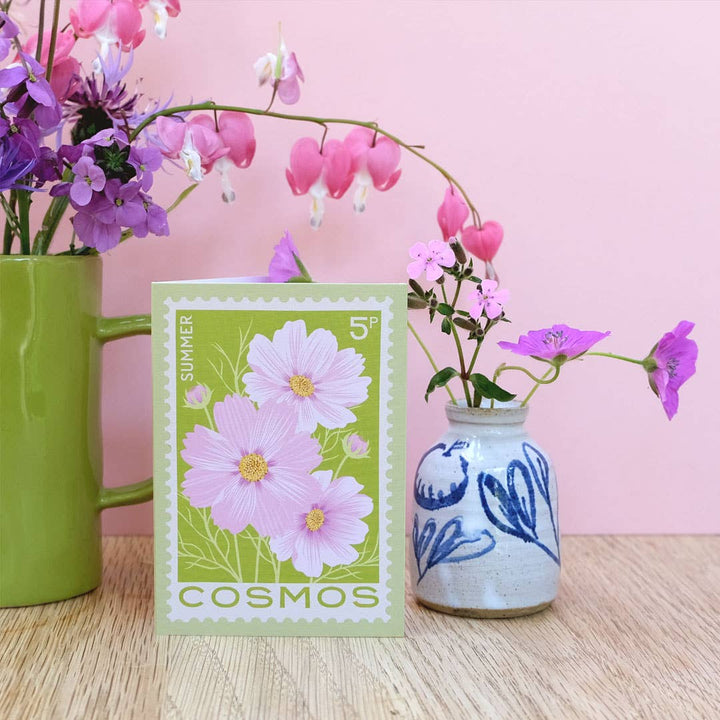 Cosmos Mini Greetings Card