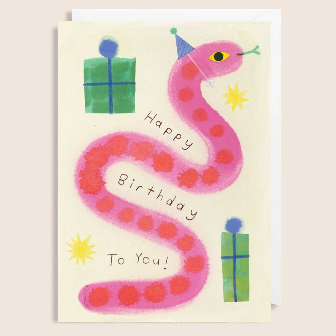Party Snake Birthday Card