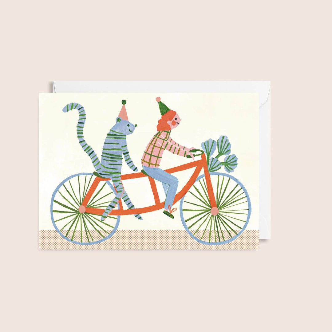 Tandem Bike Mini Card