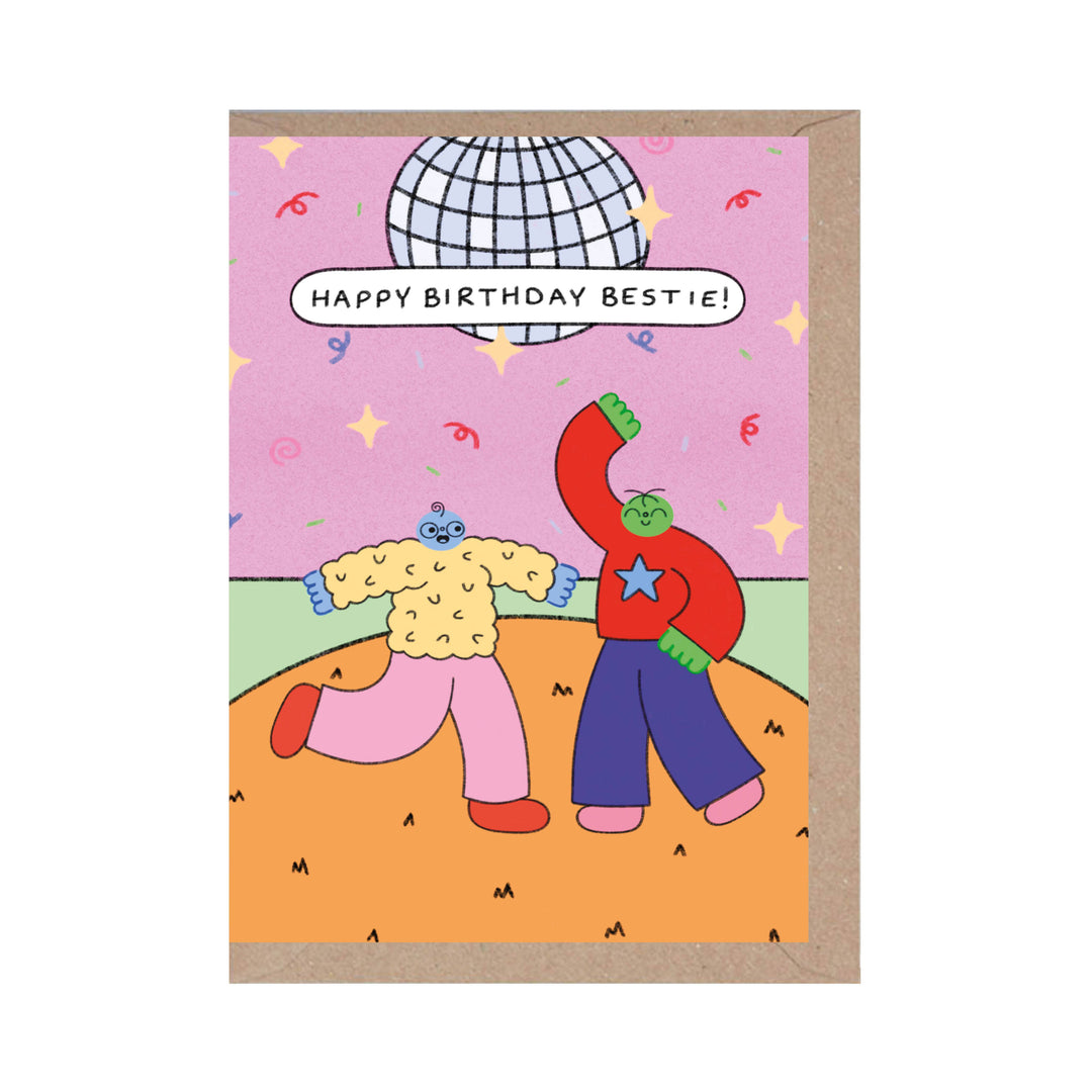Happy Birthday Bestie Card