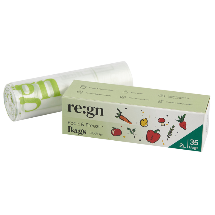 Compostable & Biodegradable 2L Food and Freezer Bags