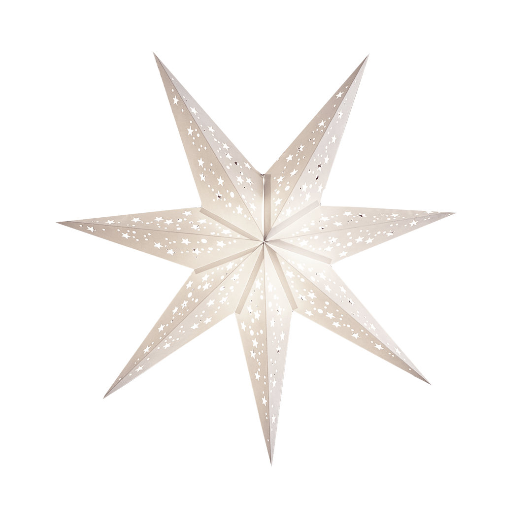Paper Star Lantern - Venus White