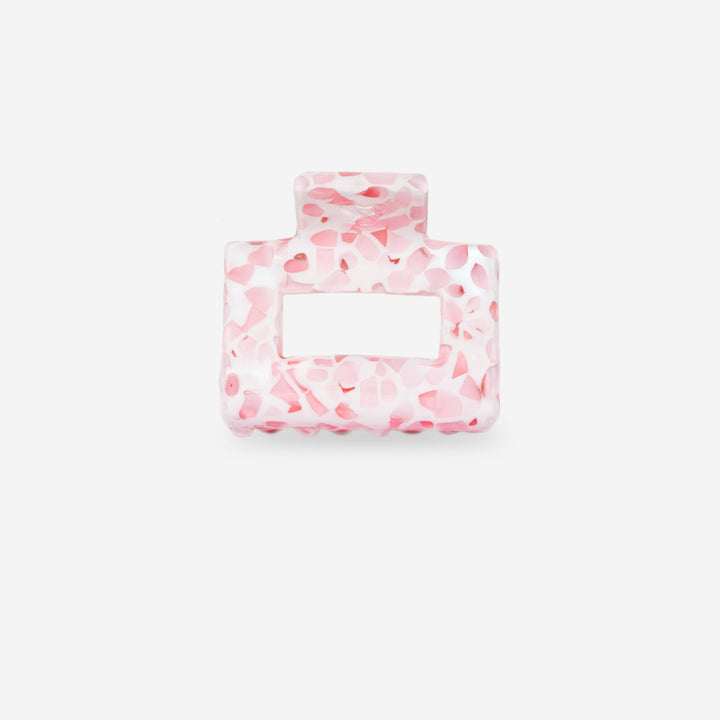 Hair clip in Berry Terrazzo