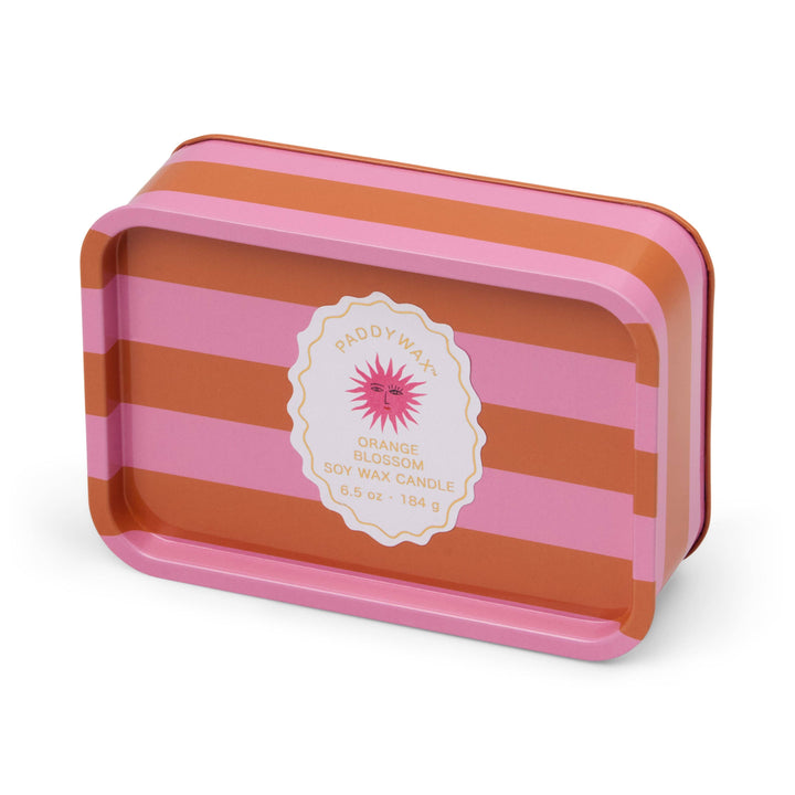 A Dopo Sun Printed Tin Candle - Orange Blossom