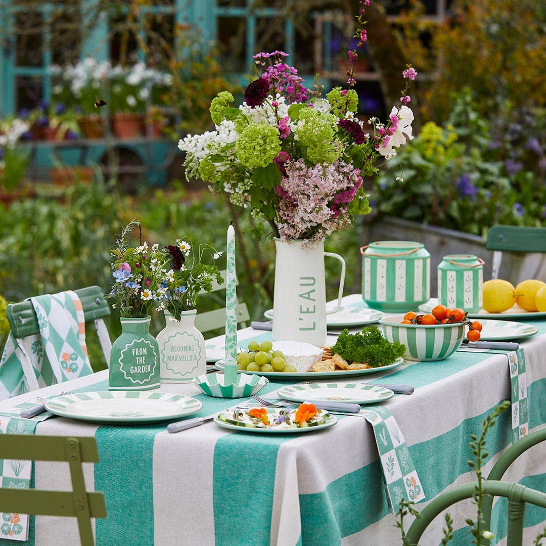 Bon Jardin Green Enamel Lantern - 2 Sizes