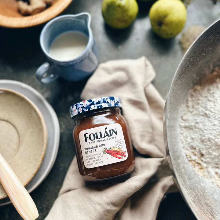 Folláin Rhubarb & Ginger Jam