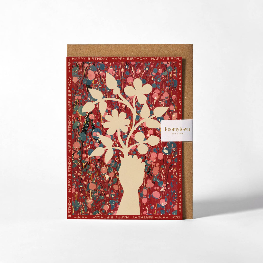 Posy in Hand Greeting Card