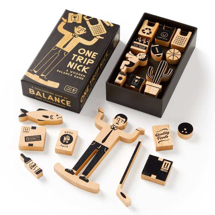 One Trip Nick Wooden Balance Game