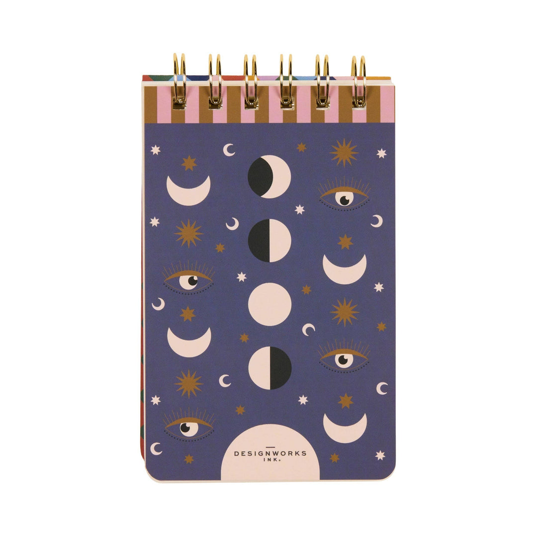 Moon Phases Twin Wire Notepad