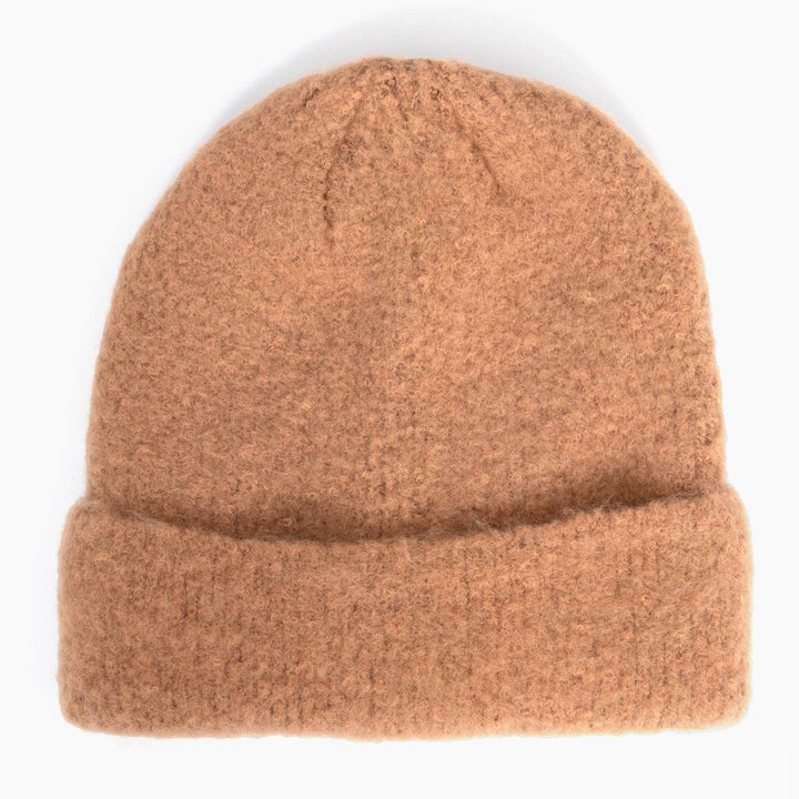 Saylor Beanie Hat in Camel