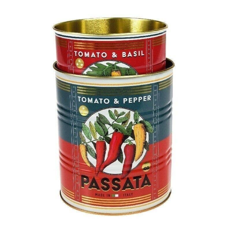 Passata Set of 2 Storage Tins - Medium