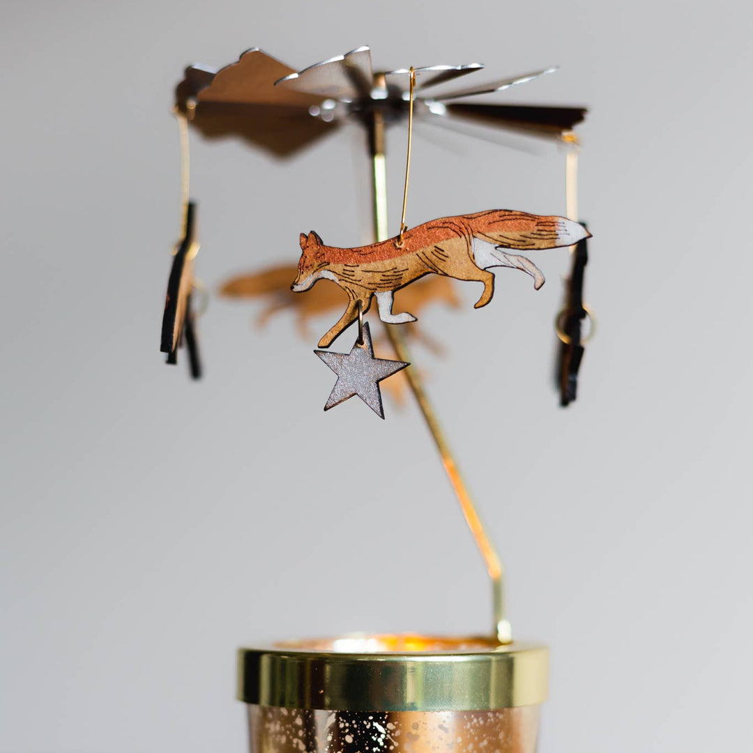 Fox & Star Candle Carousel