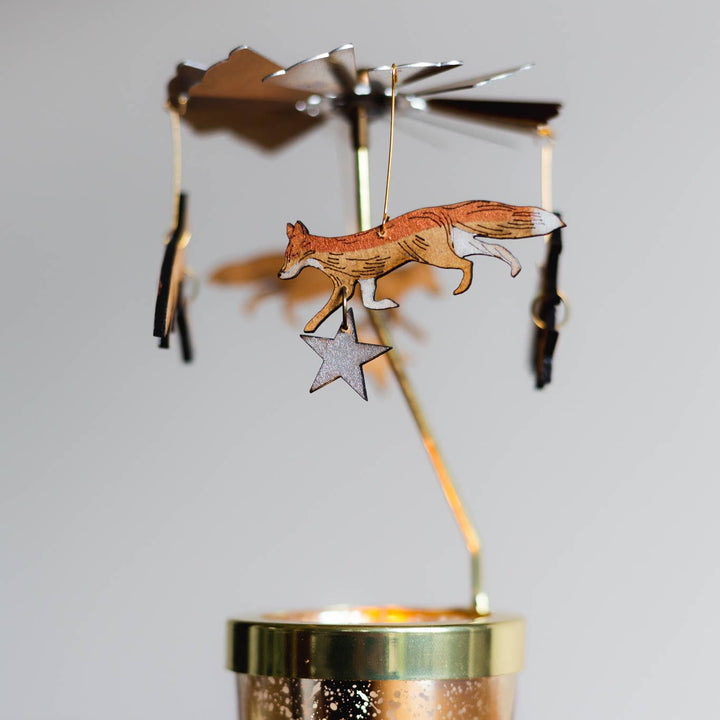 Fox & Star Candle Carousel