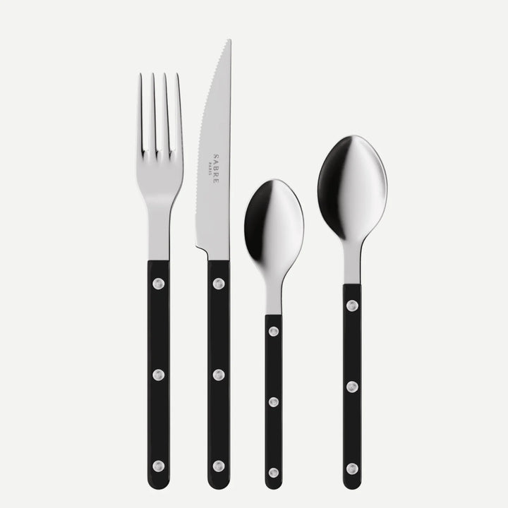 Sabre Bistrot Set of 4 in Solid Black