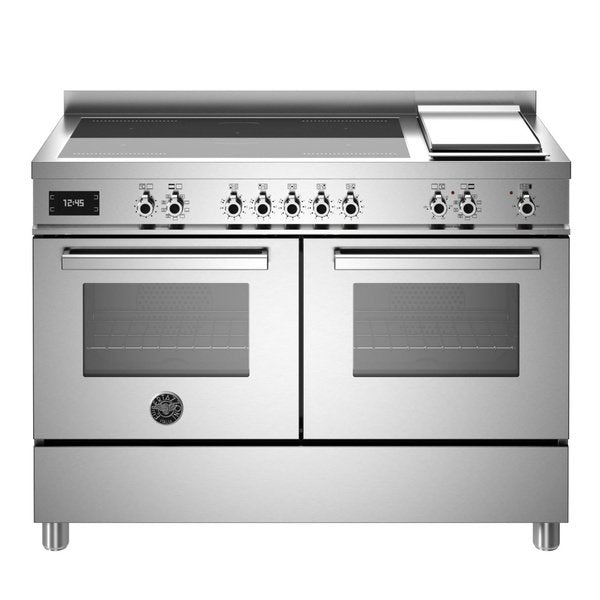 Bertazzoni Professional Series -120 cm induction top + griddle, electric double oven Professional Series