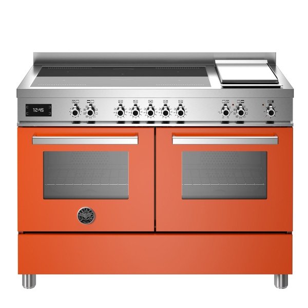 Bertazzoni Professional Series -120 cm induction top + griddle, electric double oven Professional Series