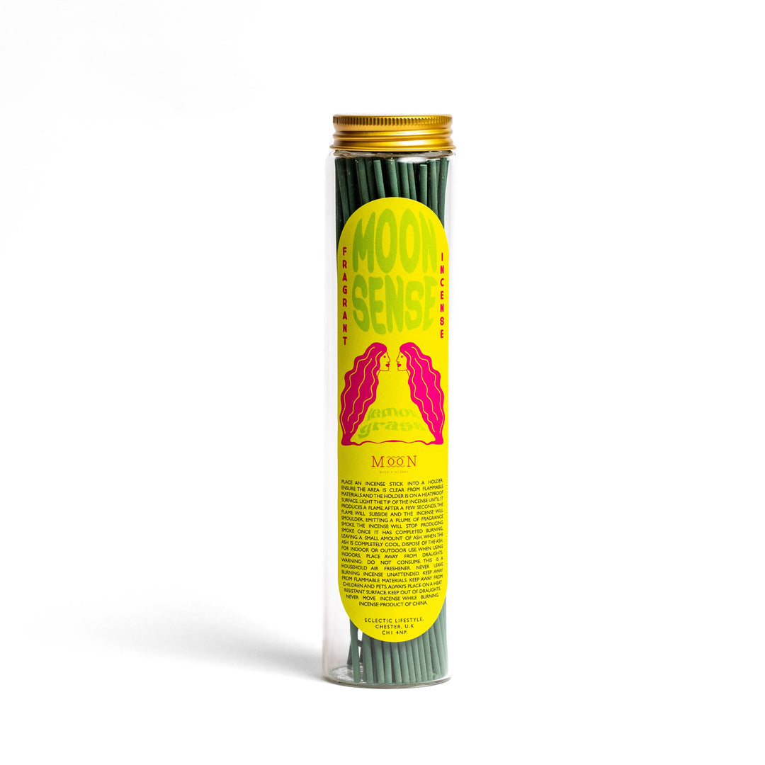Moon Sense: Lemongrass Incense Stick Jar