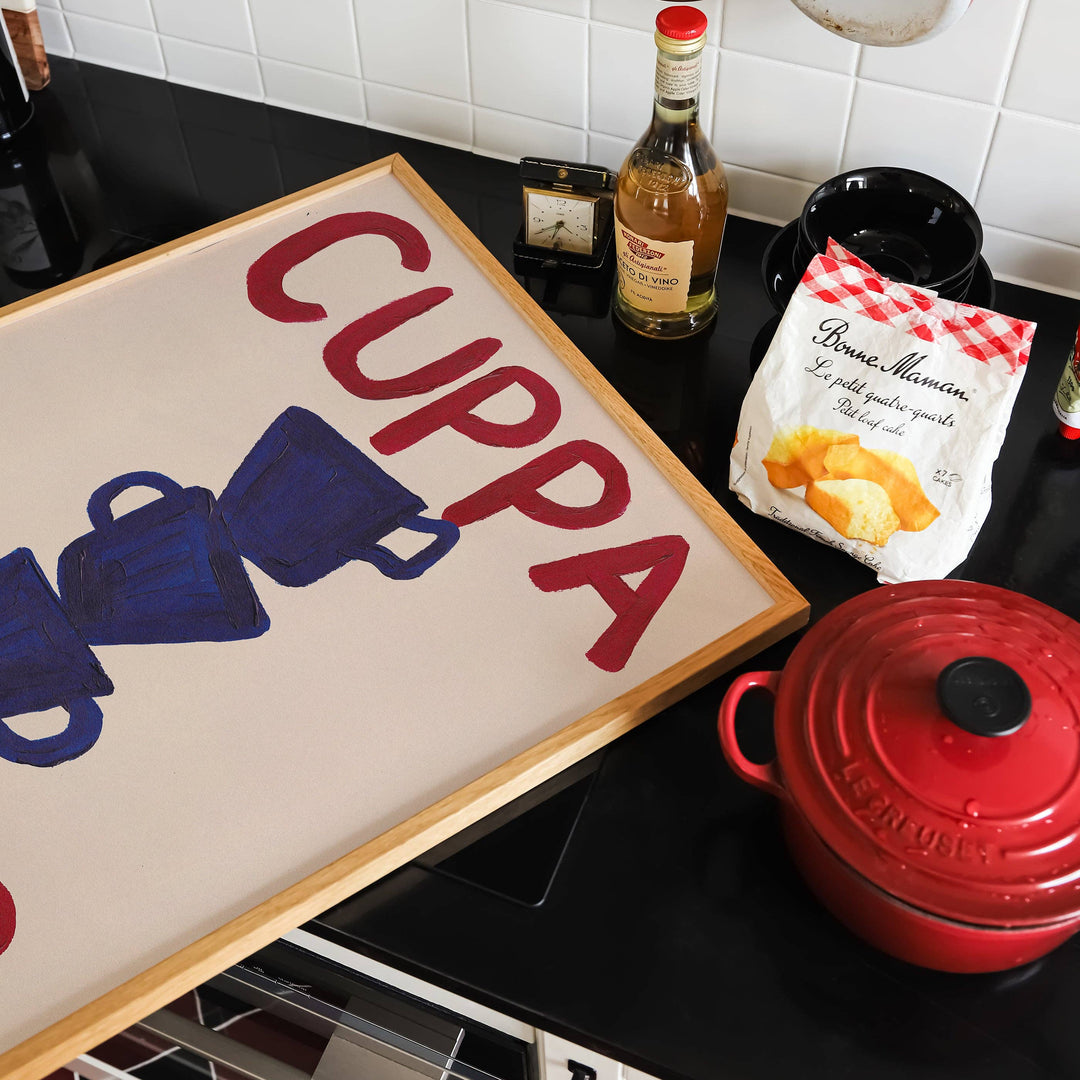 Cuppa Tea Hand Painted Print