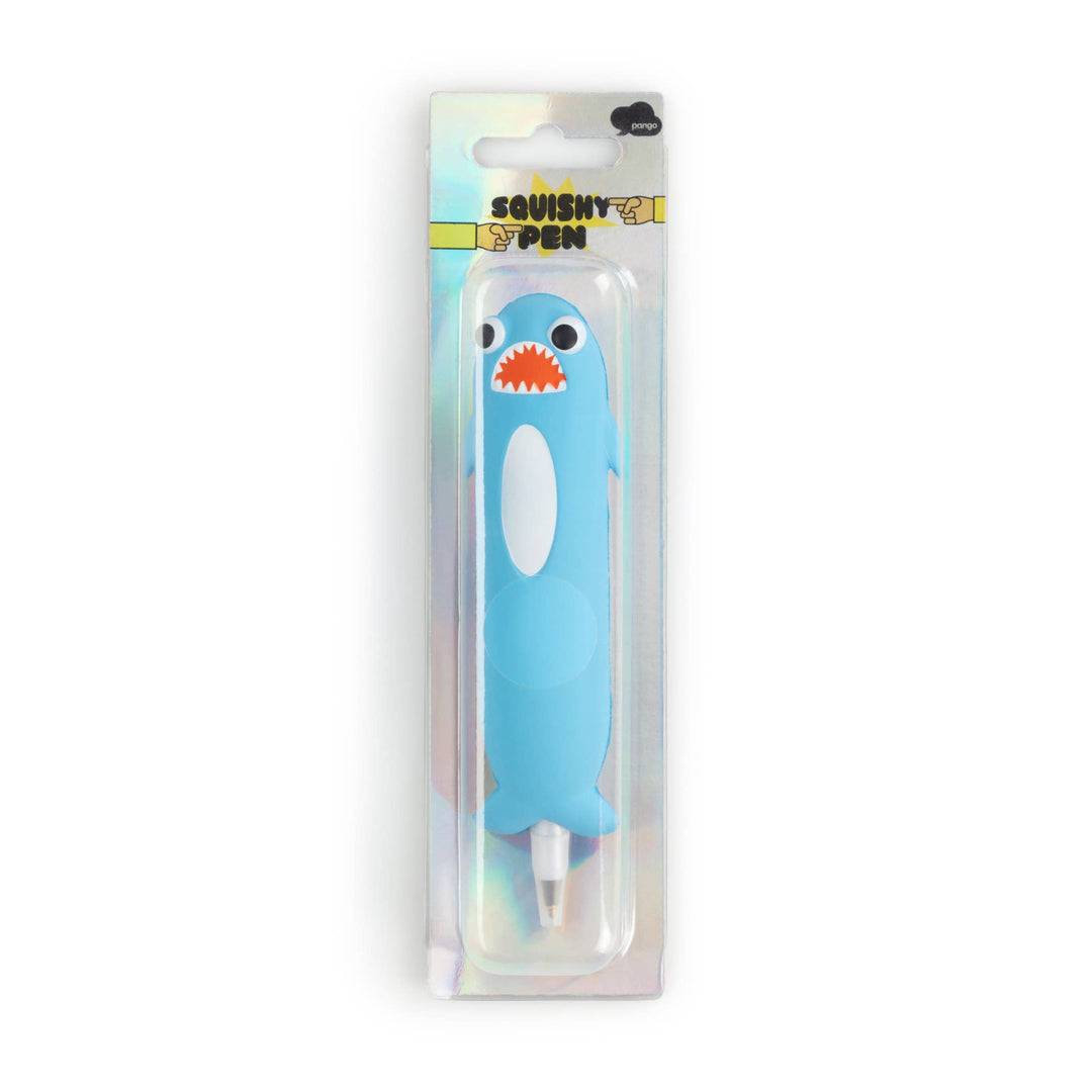 Blue Shark Squishy Pen