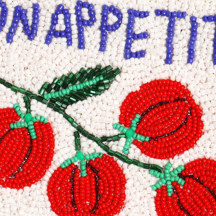 Buon Appetito Beaded Tomato Pouch