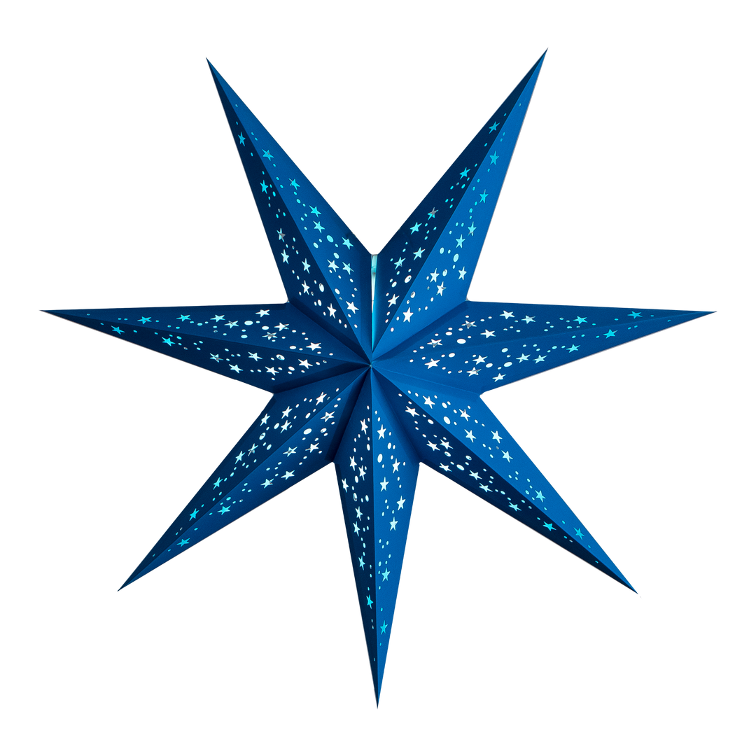 Paper Star Lantern - Venus Sea Blue