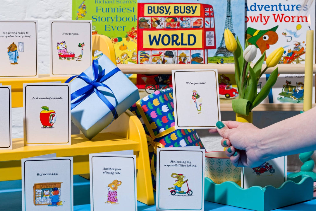 Worry - Mini Card by Richard Scarry