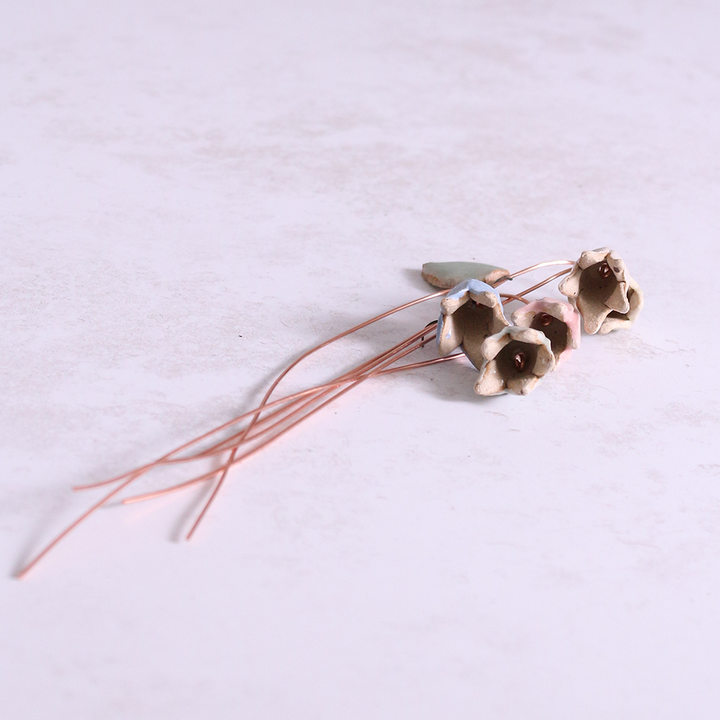Ceramic Drop Flower Stems
