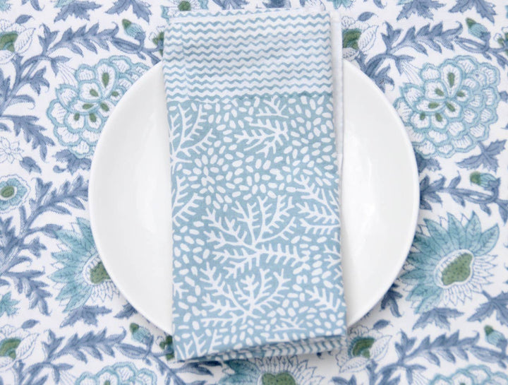 Sunny Day Blockprinted Tablecloth