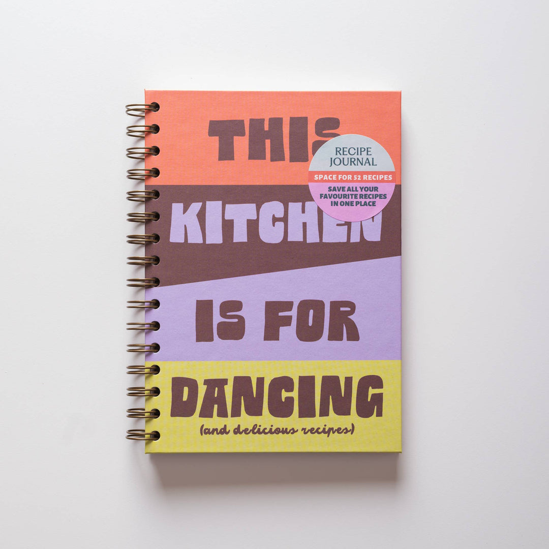 Kitchen Dancing Recipe Book Journal