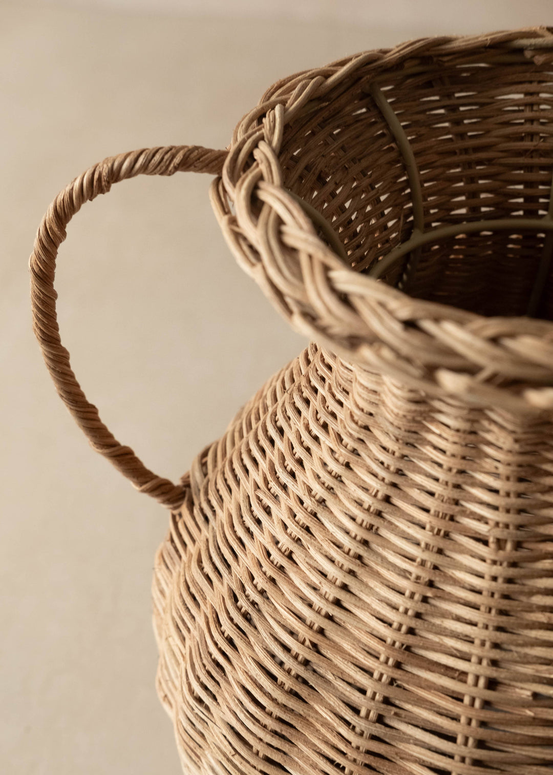 Elara Wooven Rattan Vase