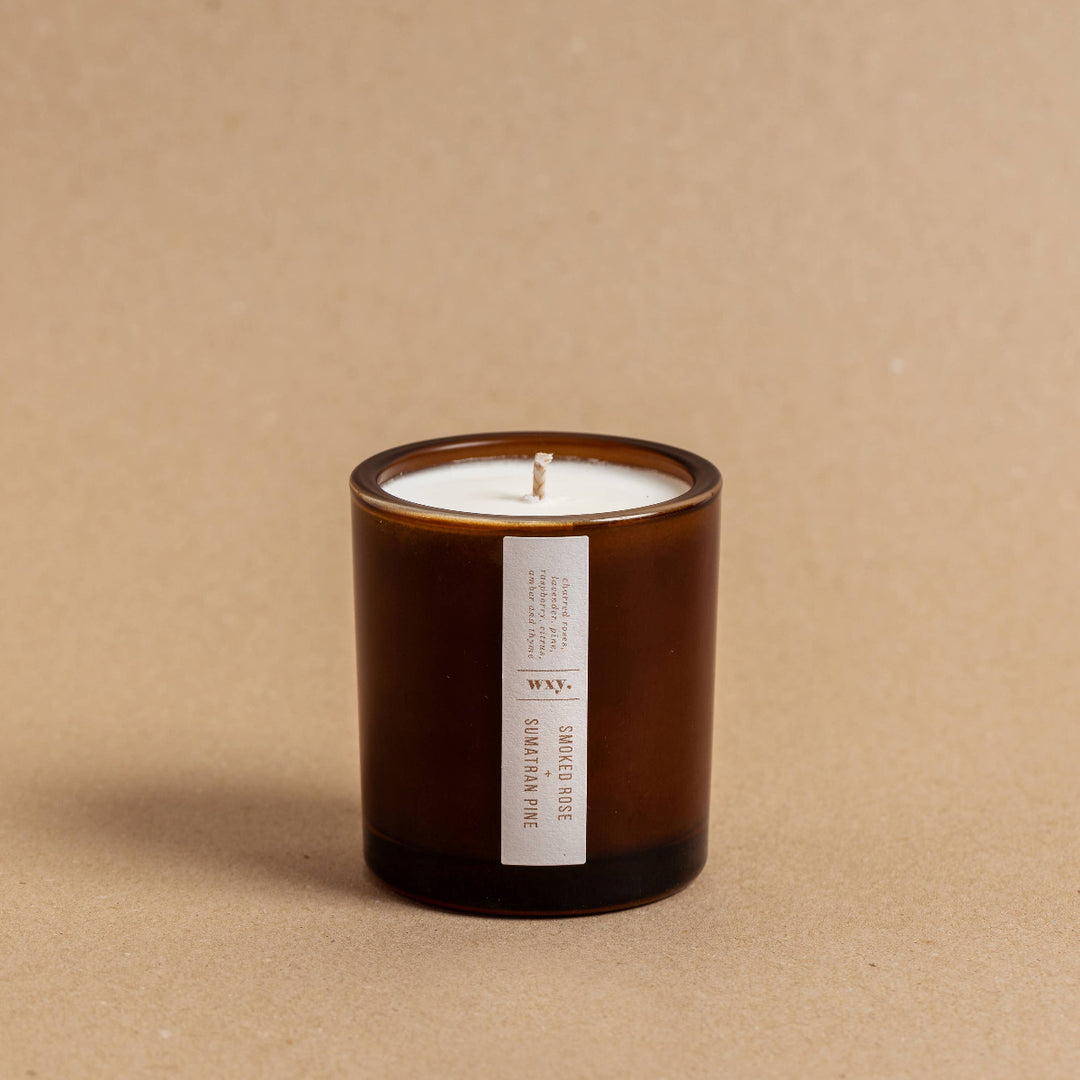 Amber Smoked Rose & Sumatran Pine Candle