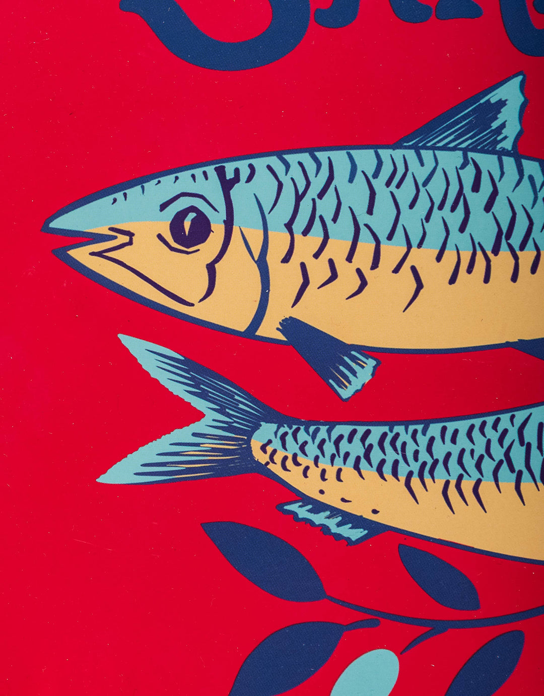 Retro Sardines Tin Serving Tray