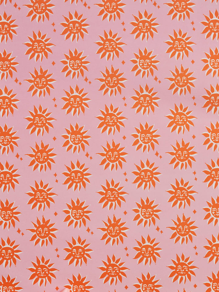 Sunshine Gift Wrap In Pink