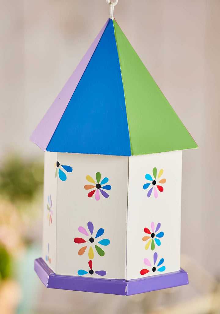 Rainbow Flower Birdhouse