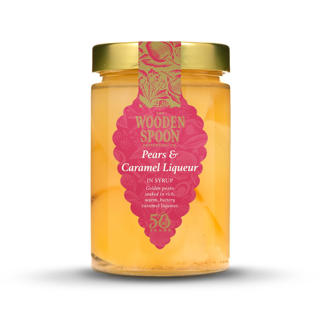 Pears in Caramel Liqueur Syrup 420g