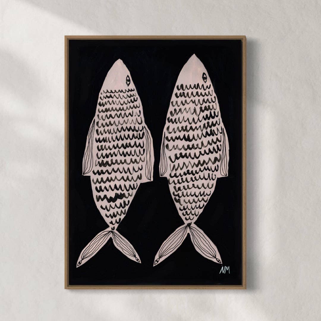 Two Fish Art Print A3 | Art & Wall Decor | Quince & Cook