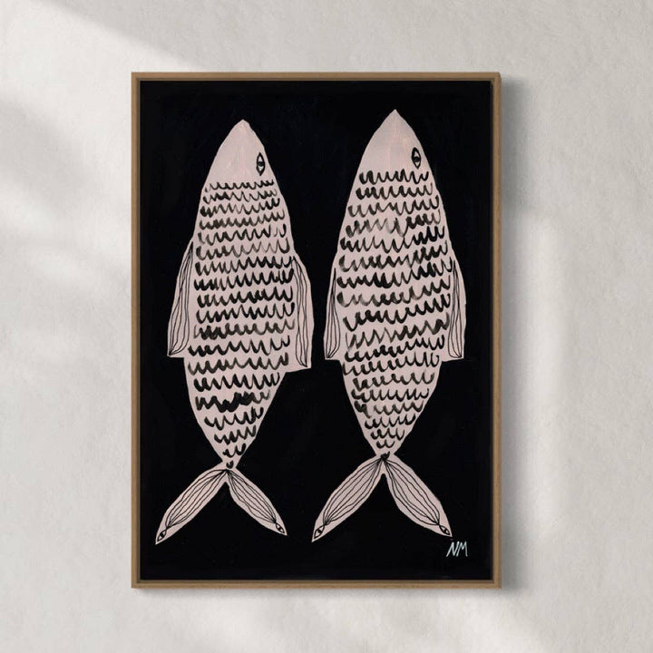 Two Fish Art Print A3
